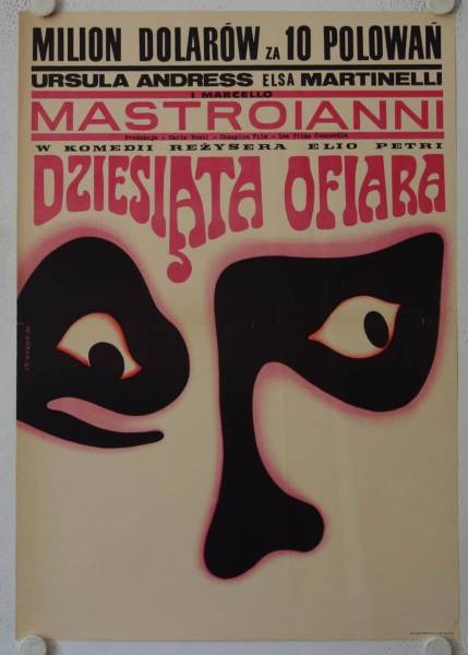 Das zehnte Opfer originales polnisches Filmplakat